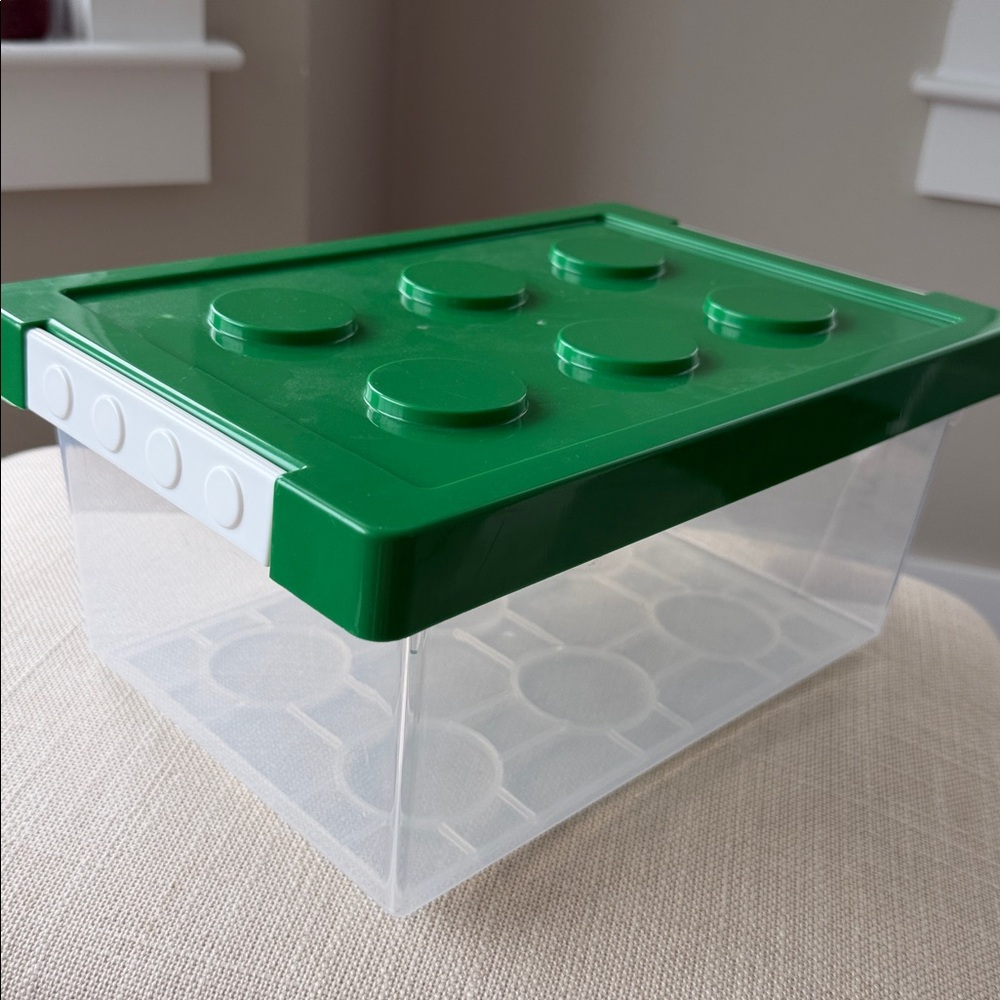 Lego Bricks Storage Box 10x7x5 inches